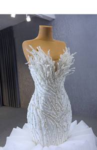 S0867Y Nouvelle Robe de Mariée de Luxe 2026, Col en V Profond, Bustier, Coupe Ajustée, Traîne Sirène, Grande Taille - Product Image 2