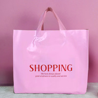Sac fourre-tout à motif de dessin animé mignon, réutilisable, en PE, pour magasin de vêtements pour enfants, emballage cadeau, sac plastique vide, vente en gros