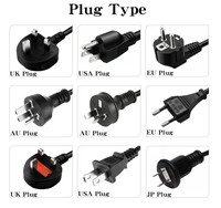 3 pines US Plug PC Laptop Computer Monitor Cable de alimentación Cable C5 para cable de alimentación con enchufe de EE. UU.