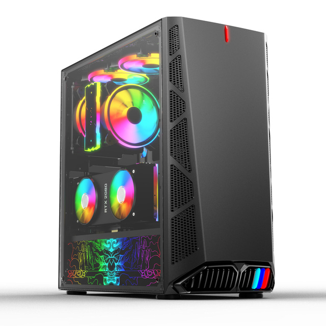 SOEYI EATX ATX Micro ATX ITX Factory Computer Case New Design Cheap Gaming Case Computer Desktop Acrylic Case