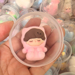 بيع بالجملة مخصص 5 ألعاب صغيرة-10-35-ترويج دمية صينية شفافة بلاستيكية-كبسولات بوكيبول مفاجأة البيض - Product Image 4