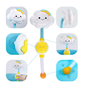 Jouet <span class=keywords><strong>de</strong></span> <span class=keywords><strong>bain</strong></span> coloré arc-en-ciel pour bébé, jouet <span class=keywords><strong>de</strong></span> jeu pour enfant, arc-en-ciel, pour douche, amusant, réglable - Product Image 4