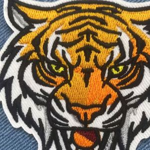 Nouvelle broderie thermocollante tigre lion aigle hibou pour vêtements, sacs, jeans, décoration - Product Image 5