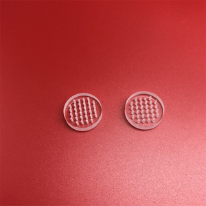Disque en verre de <span class=keywords><strong>quartz</strong></span> de silice transparent résistant à la chaleur avec perçage au laser - Product Image 1