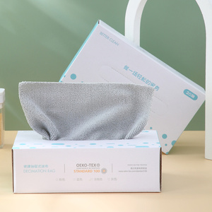 Microfiber Cleaning and <b>Drying</b> <b>Cloths</b> with Dispenser Box Reusable Streak-Free Scratch-Free Edgeless for All Surface Types - Product Image 3
