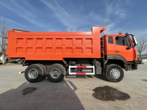 รถบรรทุกดินดีเซล Sinotruk มือสอง ขนาด 30-40 ตัน ขับเคลื่อน 6x4 รุ่น Howo NX HOHAN สำหรับงานเหมือง มีสินค้าในสต็อก - Product Image 4