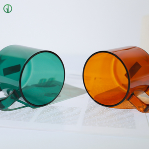 أكواب ماء ملونة مخصصة غسالة صحون متوفرة في مج قهوة بمقبض مربع - Product Image 6