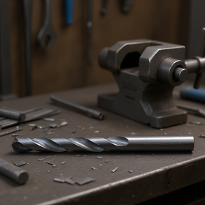 Broca helicoidal HSS de 13.75 mm y 160 mm de longitud, serie corta, para perforación de metal - Product Image 3