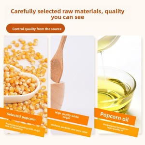 Kit Popcorn 3 in 1 per Famiglie, Snack di Cereali da 100g che <span class=keywords><strong>si</strong></span> Espandono dopo il Riscaldamento, Kit Fai-da-Te per Popcorn - Product Image 6
