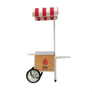 Carrello del gelato Mobile della spiaggia carrello del gelato dell'azoto liquido - Product Image 4