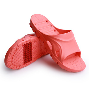 Pantoufles d'intérieur à semelle souple antidérapante, épaisses, pour l'été, la plage, pour adultes, design ajouré, couleur bleue - Product Image 2