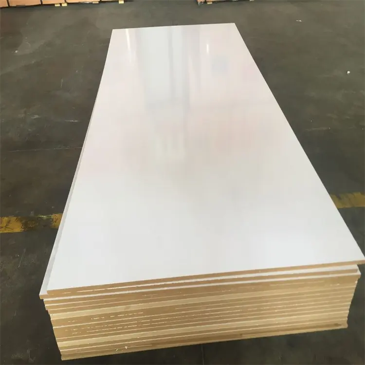 Chapa de melamina laminada de doble cara, tablero de mdf resistente al agua de China en venta