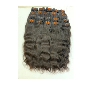 ผมต่อ HairX HX54 ผมแท้แบบอินเดีย Remy  ลอนบอดี้เวฟ  แบบเย็บสองชั้น  ผมเวอร์จิ้น  แบบมัดเป็นช่อ  ผลิตด้วยเครื่องจักร  สีดำธรรมชาติ - Product Image 1