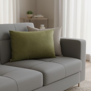 Cuscino in Denim Kaki 40*60 Cojin per Sedute, Accessorio Elegante e Confortevole - Product Image 2