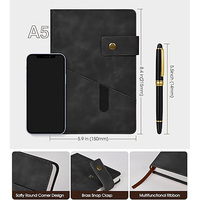 Carnet professionnel A5 vintage, journal en cuir fait main, carnet de notes, planificateur, organisateur avec reliure cousue, style couverture rigide