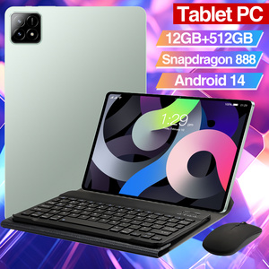 New 10.1 Inch <span class=keywords><strong>Android</strong></span> 14.0 Máy Tính Bảng <span class=keywords><strong>PC</strong></span> Sim Khe Cắm Thẻ Nhớ 6S 12GB + 512GB Cho Chơi Game Kinh Doanh MTK Sản Xuất Bộ Vi Xử Lý Giải Trí - Product Image 6