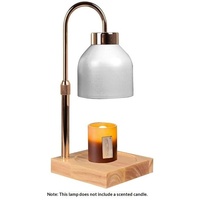 Lampe d'aromathérapie électrique en bois de bambou, moderne, simple, réglable en hauteur, pour la fonte de cire, style européen et américain, décorative de chevet, veilleuse