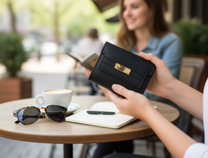 Women's Tri-fold <b>Wallet</b> <b>Small</b> Size Pu Material Daily Use Minimalist Style - Product Image 2