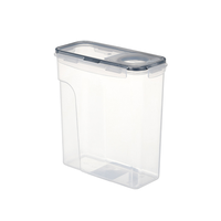 Nouvelle boîte de rangement en plastique pour la cuisine, boîte de rangement en plastique transparente portable, contenants de stockage hermétiques en PP pour les collations, les noix