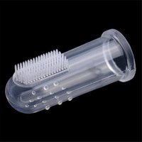 Cepillo de Dientes de Silicona Ecológico para Mascotas, Cepillo de Dientes Suave para Perros, Herramienta de Limpieza Dental para el Mal Aliento y el Control del Sarro, No Tóxico
