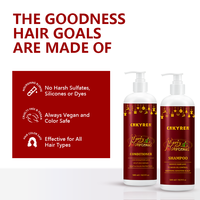Set Hadiah Perawatan Rambut Edisi Terbatas Natal, Sampo Kondisioner dengan Minyak Argan untuk Rambut Kering dan Rusak, Melembutkan dan Melembapkan