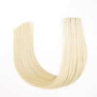 K.SWIGS Genius Weft Extensions Raides Sans Soudure Cheveux Humains Weave Extensions de Cheveux Mettre en Surbrillance de Vrais Cheveux Humains