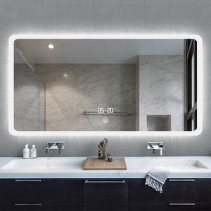 bathrooms shower mirrors decor wall home double sided mirror salon hair stations