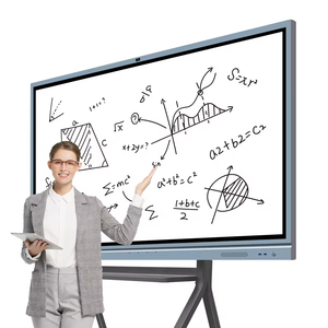 Pizarra Interactiva Inteligente LCD 4K de 75 Pulgadas, Pantalla Táctil Interactiva de 65 Pulgadas con Lápiz y Dedo, Pizarra Interactiva Plana - Product Image 1