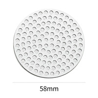 Filter Kopi Espresso Shower Puck dari Baja Anti Karat, Dapat Digunakan Kembali, Saringan Kopi Disc Mesh Puck Screens