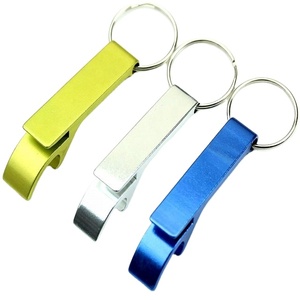 Porte-clés décapsuleurs en métal avec logo personnalisé, mousquetons promotionnels aux designs uniques - Product Image 4