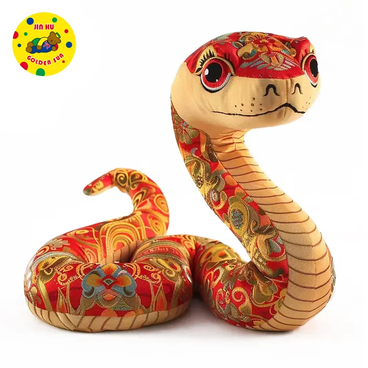 Giocattoli di peluche simulano il serpente serpente dello zodiaco cinese peluche peluche repubblica serpente Anaconda