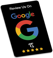Mini Tapette Intelligente Étanche en PVC/PET Compatible NFC RFID pour Google, Instagram, Facebook, Tripadvisor pour Entreprises (Version Papier)