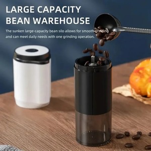 Nuevo molinillo de café eléctrico portátil, núcleo de molienda en polvo, carga USB ajustable, adecuado para molinillo de granos de café - Product Image 6