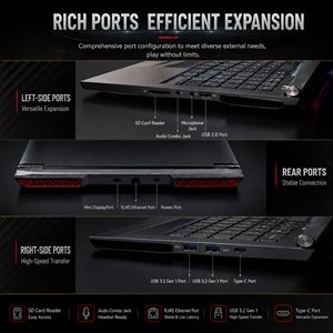 Ordinateurs portables de jeu Dixiang 16 pouces, ordinateur portable RTX 4060 Core i9 12900h, logo personnalisé pour entreprise, prix bas en Chine, Hfbook16/i9 - Product Image 6