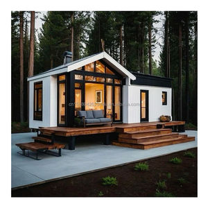 20FT Panneau sandwich <span class=keywords><strong>en</strong></span> acier préfabriqué Maison <span class=keywords><strong>en</strong></span> bois <span class=keywords><strong>Petit</strong></span> conteneur Hôtel Vacances <span class=keywords><strong>en</strong></span> plein air Jardin Villa Application Maison verte - Product Image 4