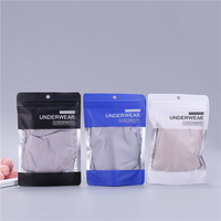 Sac de sous-vêtements en plastique laminé recyclable UniOne avec impression personnalisée du logo, fermeture à glissière pour hommes et femmes, pour votre marque et votre entreprise