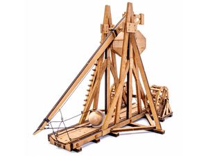 Modè<span class=keywords><strong>le</strong></span> de <span class=keywords><strong>trebuchet</strong></span> à contrepoids en bois vintage, modè<span class=keywords><strong>le</strong></span> de puzzle en bois 3D à monter soi-même, puzzle 3D - Product Image 5