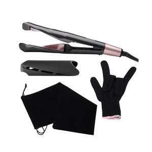 Temperatures Quick Styling hélicoïdal avec tourmaline céramique Anion et écran LCD fer à lisser bigoudi 2 en 1 <span class=keywords><strong>curl</strong></span> droit - Product Image 2