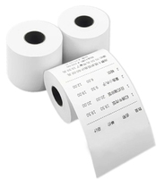 Rouleau de papier thermique anti-décoloration format standard pour billets de cinéma, billets de train, billets d'entrée dans les sites touristiques
