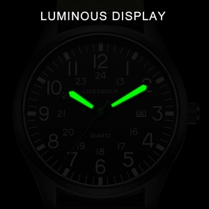 Nuevo Reloj Deportivo Clásico de Cuarzo para Hombre, Correa de Nailon, Caja de Aleación, Resistente al Agua 3 ATM, Reloj de Negocios para Hombre, Venta al Por Mayor - Product Image 4