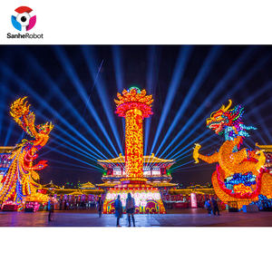 Lanterne di seta all'aperto cinesi a buon mercato prezzo rondine lanterne per feste decorazioni per bambini scuole parchi di divertimento - Product Image 4