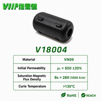 VIIP V18004 Noyau de ferrite à clipser |   Anneau magnétique anti-interférence EMC pour faisceau de câbles
