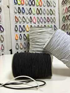 Cuerda Elástica Redonda de Fábrica, 320 Colores, 2mm <span class=keywords><strong>2</strong></span>.5mm 3mm, Tejida, en Stock - Product Image 5