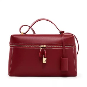 Sac cabas élégant pour femme en cuir véritable uni avec fermeture éclair, utilisation quotidienne, toutes saisons - Product Image 1