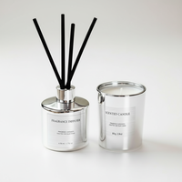Arovi-Sliver Premium Duftkerze und Raumduft-Diffusor Geschenkbox für Hochzeit Geburtstag Valentinstag Muttertag