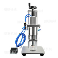 Petite ampoule de bouteille de collier semi-automatique, liquide oral, parfum, bouteille d'huile, presse-étoupe, machine à sceller, machine à attacher