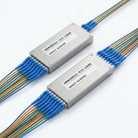 Module Mux Demux DWDM Professionnel 200 GHz 8 Canaux à Faible Perte d'Insertion, Bande C, Fibre G.657A2 pour Extension Réseau Longue Portée