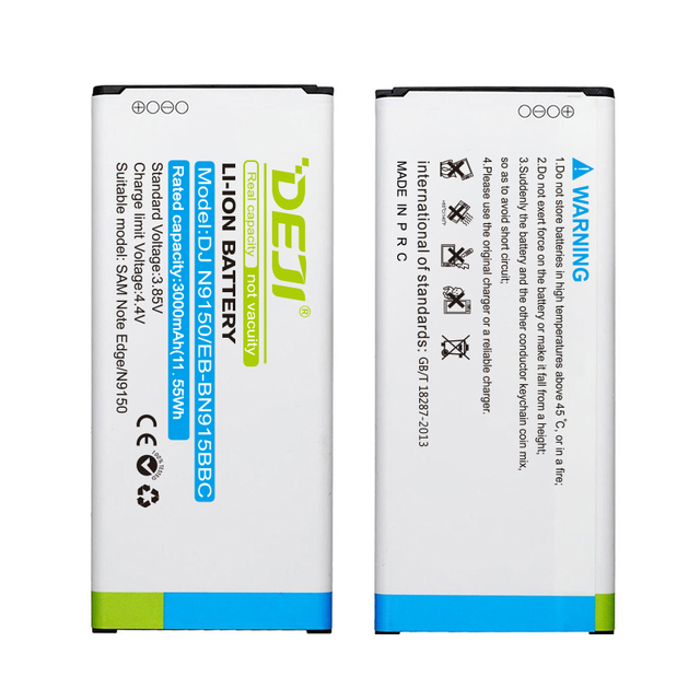 DEJI Original Digital Batteries for Samsung Galaxy N9150 NOTE EDGE N9150 N9150 N915k N915l N915S N915x Battery