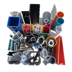 Customized Size Plastic Profile Manufacturer Square Plastic Pvc Profiles Extrusion