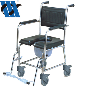 Silla de ruedas motorizada para ancianos con ruedas PU colchón Flding cómoda silla de ruedas - Product Image 2